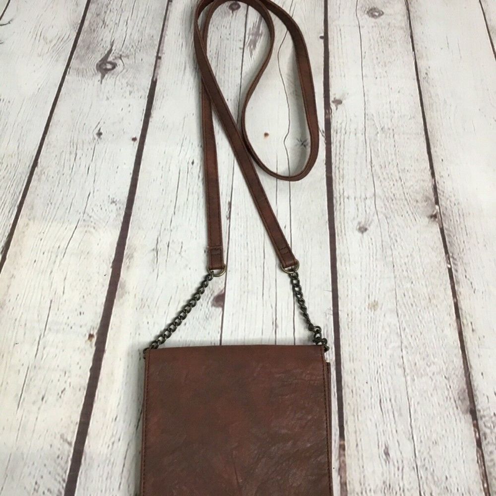 Mossimo Supply Co Women’s Brown Hippie Ethno Style Small Crossbody Handbag - Picture 10 of 13